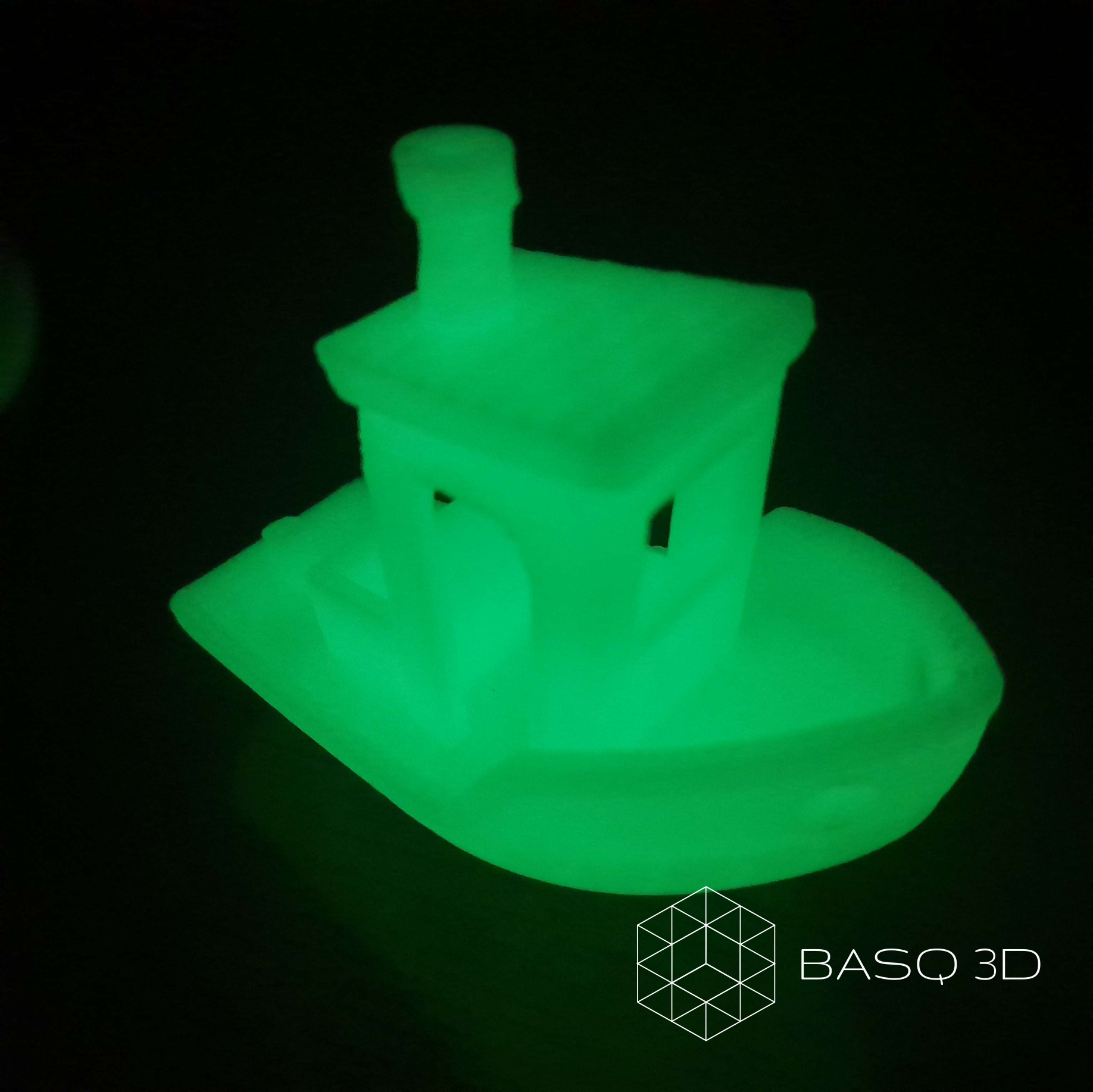 Barco Brillando En La Oscuridad